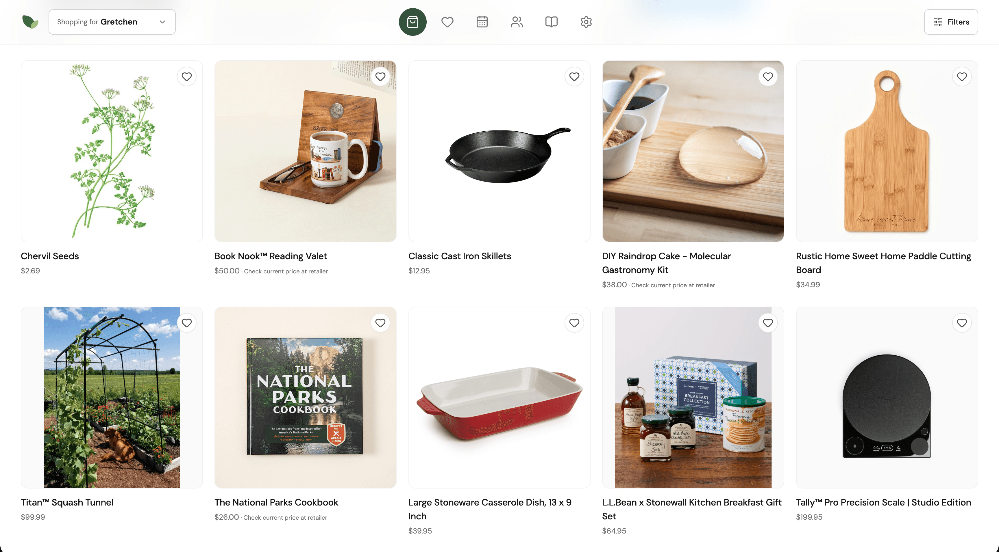 SageGifts.ai gift discovery catalog
